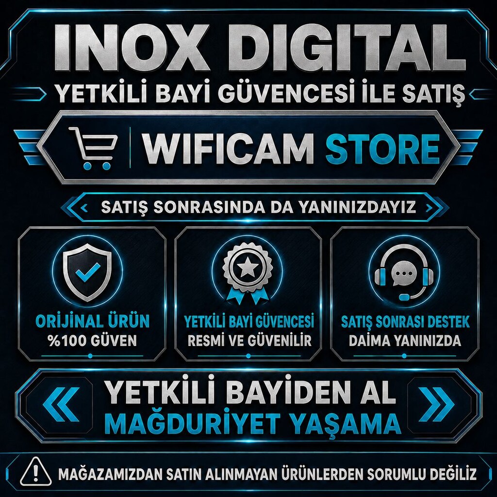 İnox X116 Mini 3+3MP Çift Lens Wifi Güvenlik Kamerası - 5