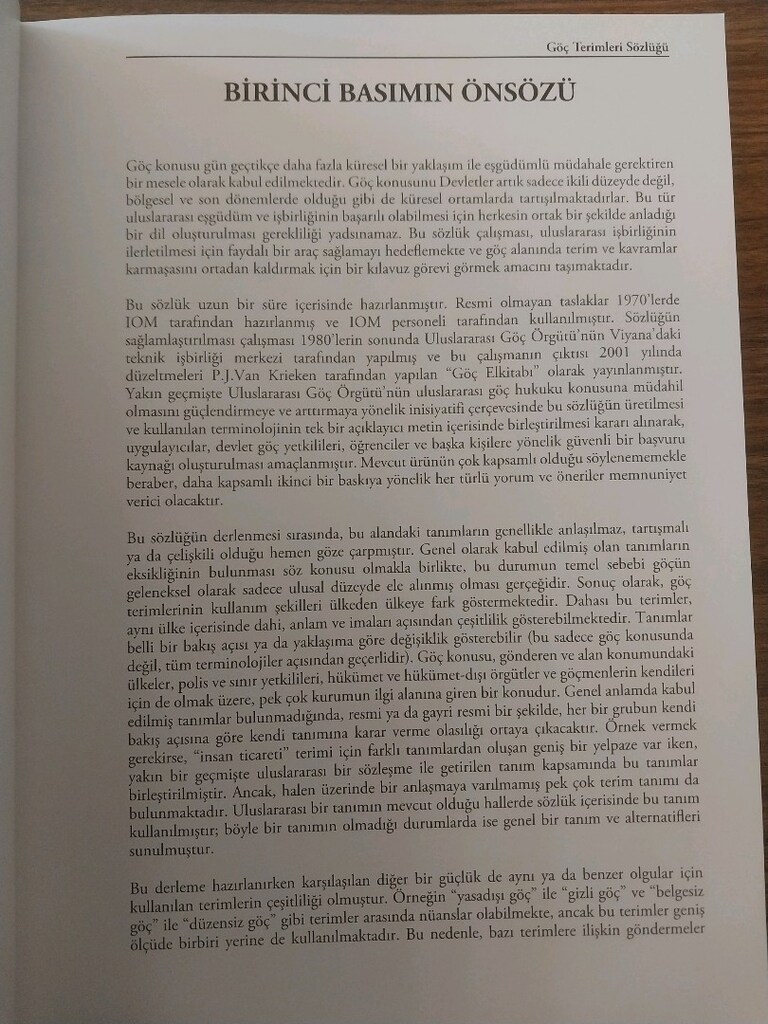 Göç Terimleri Sözlüğü - 6