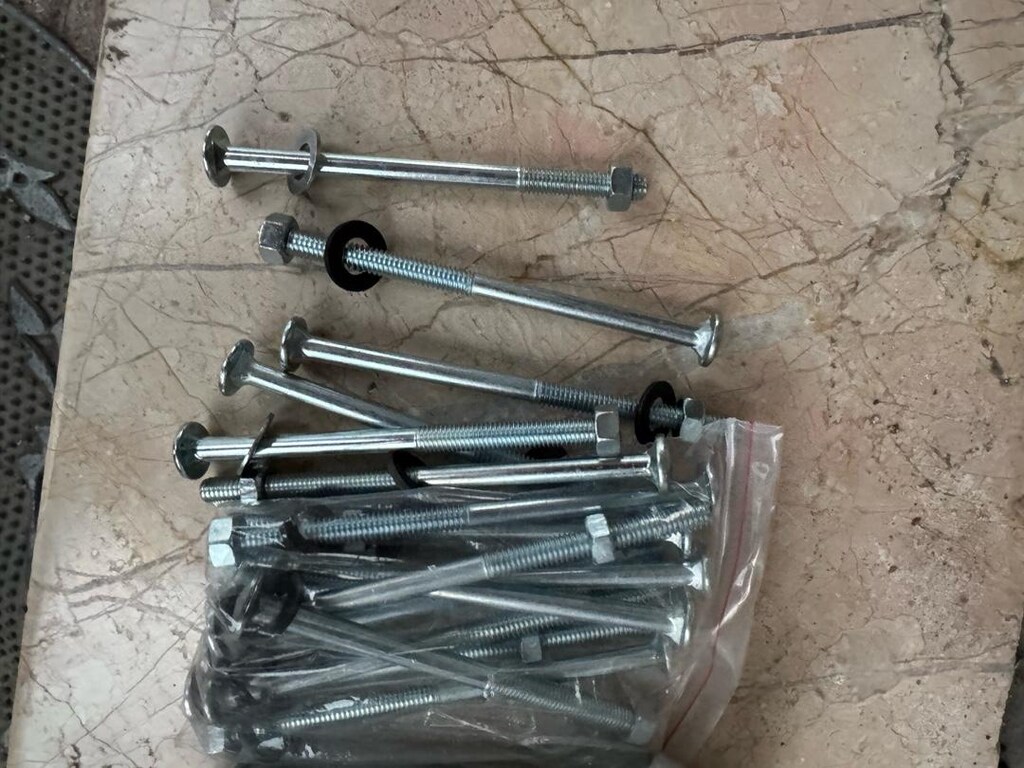 13 cm 13 lük saplama vida somun ve pul - 7
