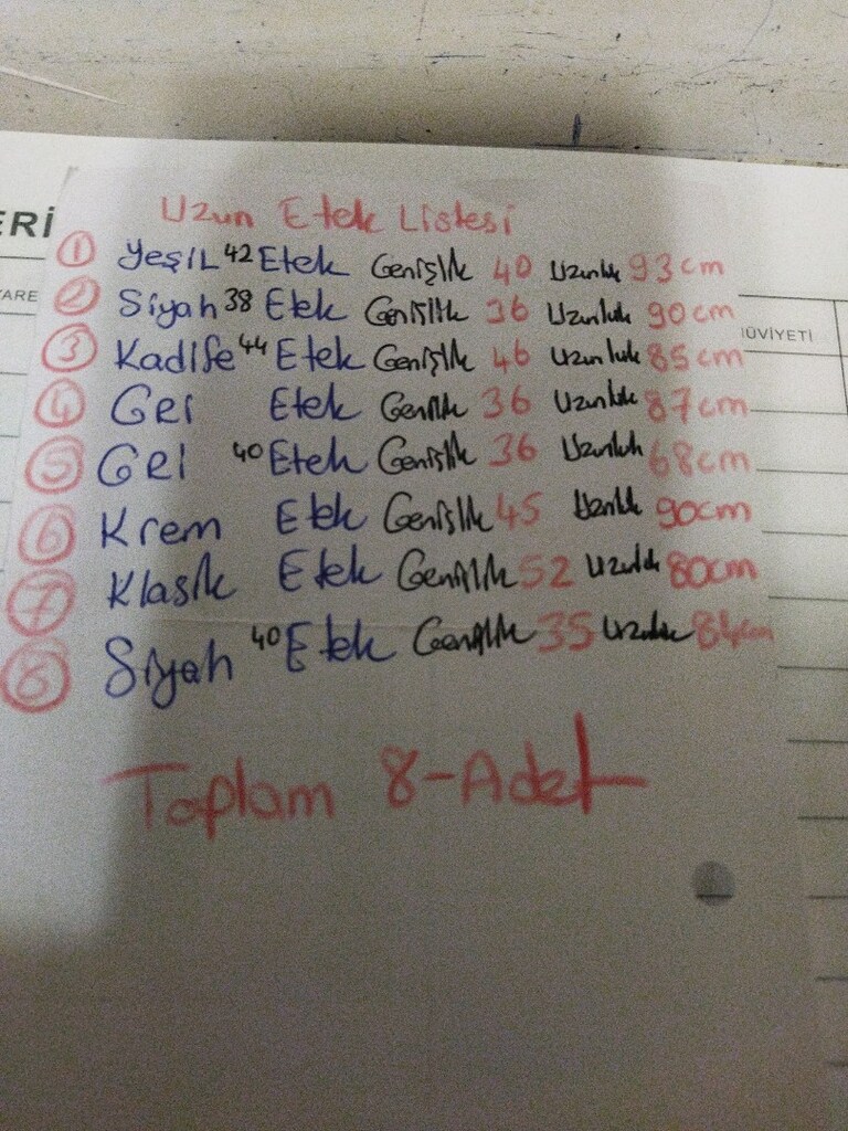 BAYAN UZUN ETEK - 5