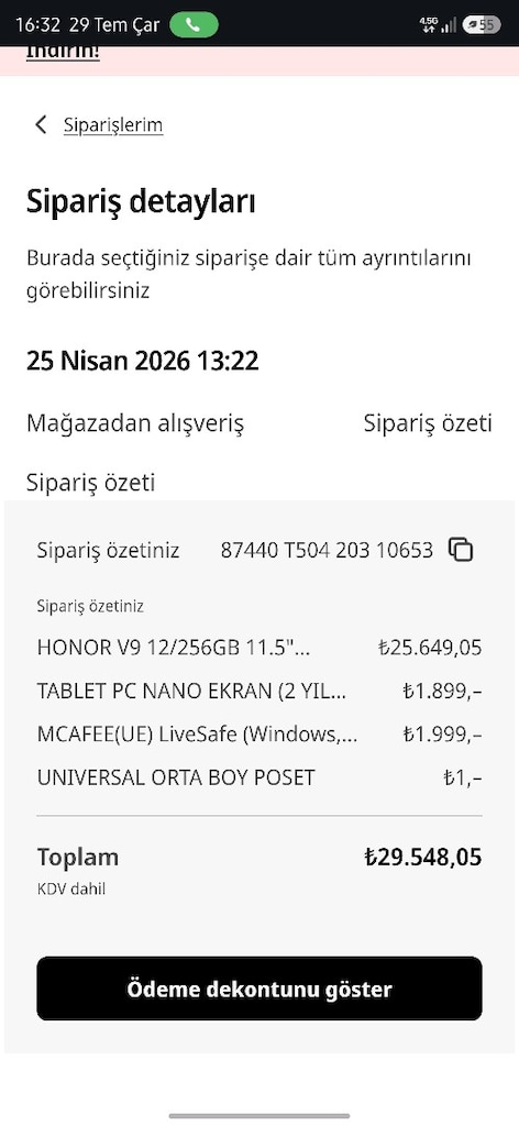HONOR PAD V9 12/256 ekstralı - 8
