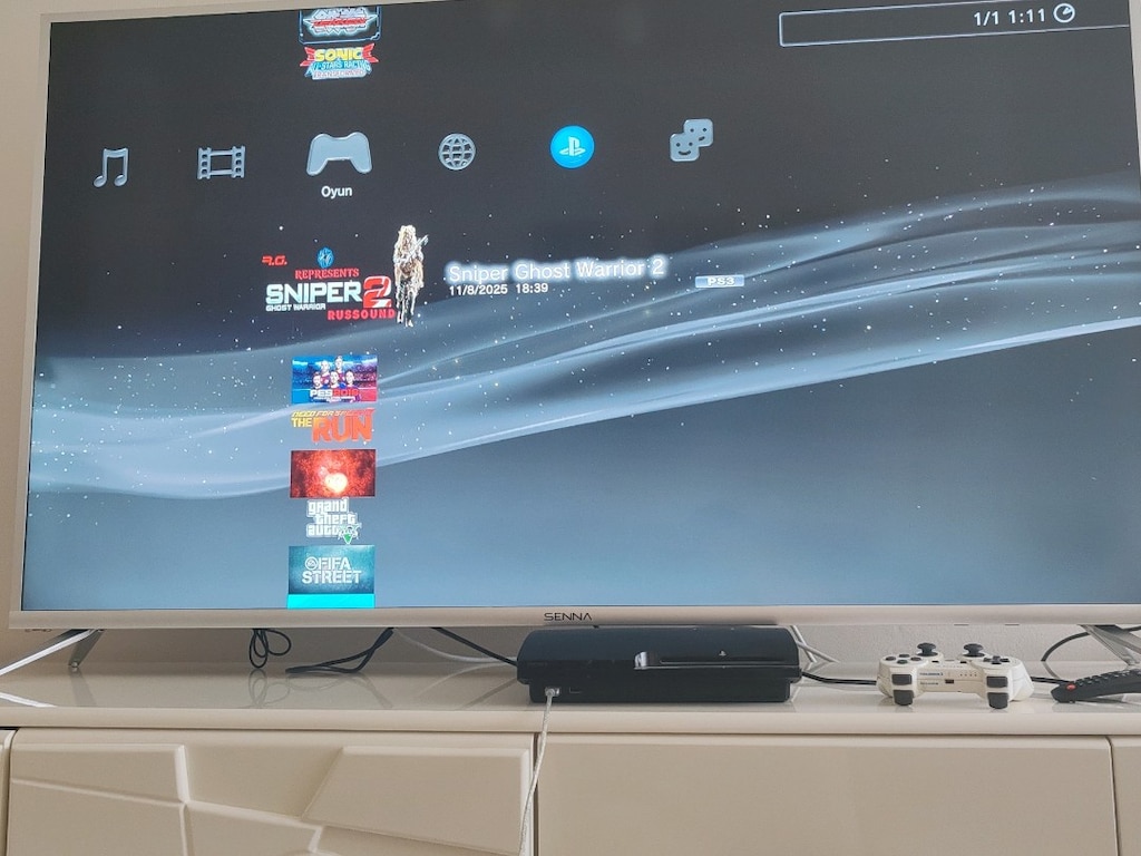 PS3 slim kasa 30/35 oyun var - 7