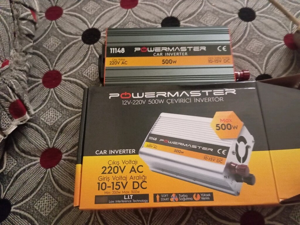 12 voltla 500 watt elektrik verme gücüne sahip invertör - 3