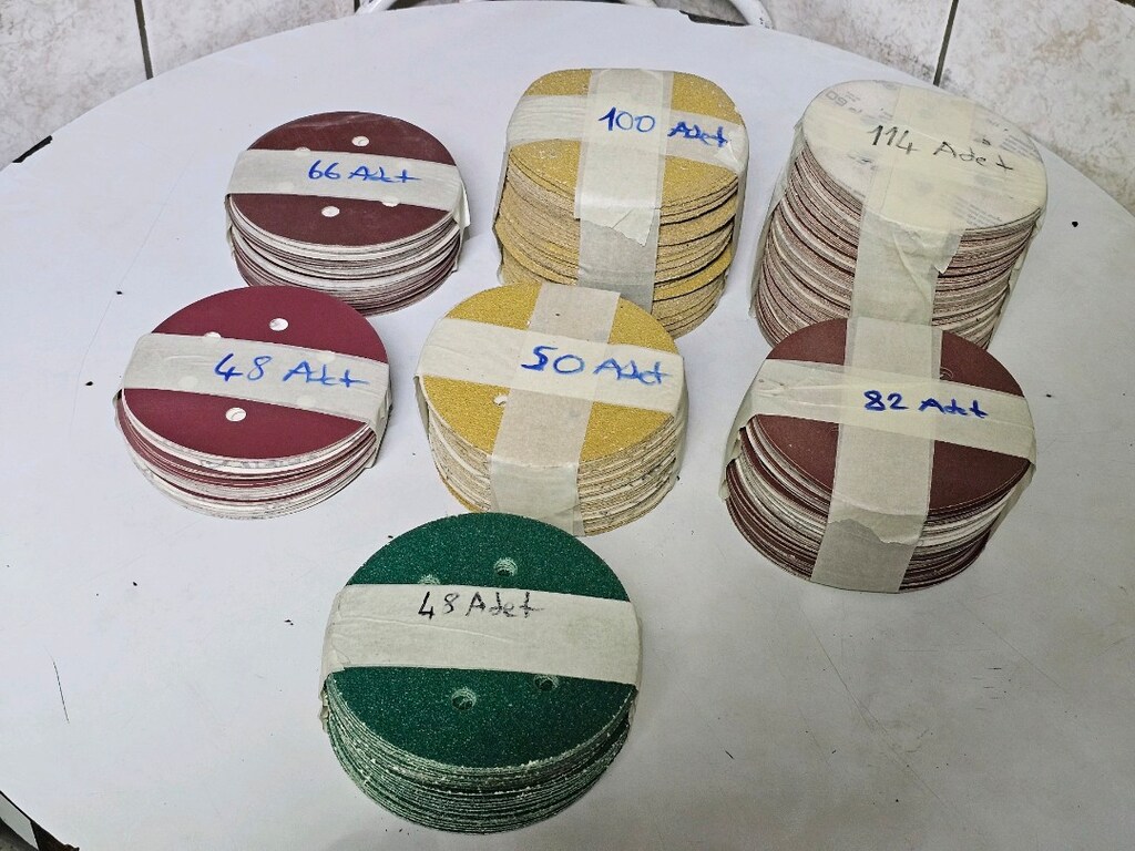 150mm Delikli Cırt Zımparalar - 9