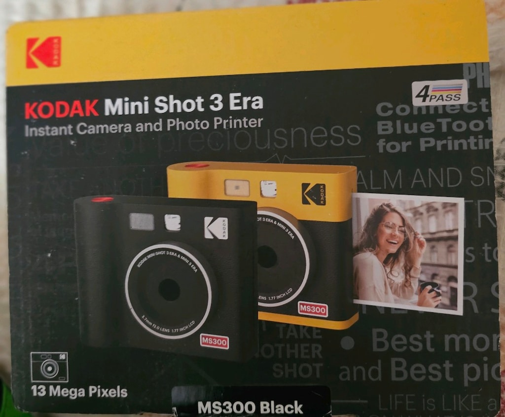 Kodak Mini Shot 3 Era MS300 Anında Fotoğraf Makinesi + Yazıcı Bluetoot