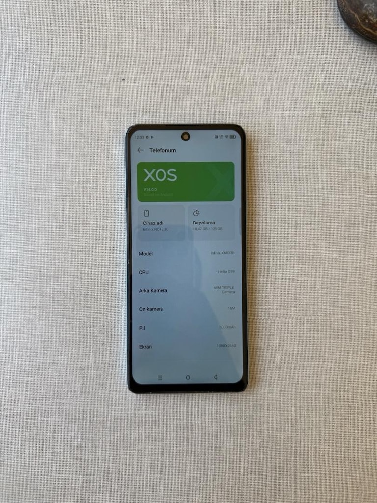 İnfinix Note 30 Türkiye Cihazı - 2