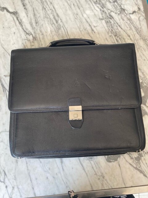 Matraş Hakiki Deri Klasik Evrak Çantası / Laptop Çantası