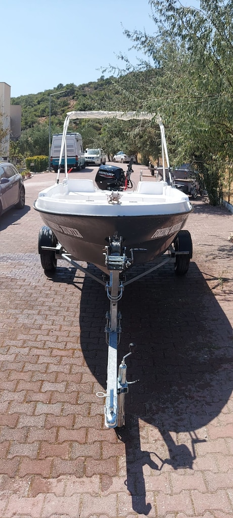2024 Model, özel üretim fiber tekne+motor+galvaniz uzakyol römork seti - 3