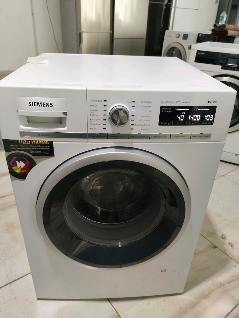 Siemens İQ700 home professional serisi 9 kg çok temiz çamaşır makinesi - 9