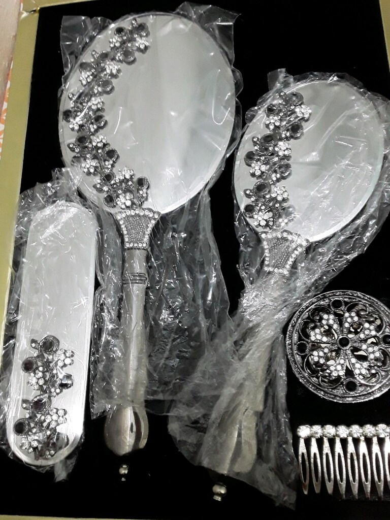 Çeyizlik Taşlı Aynalı Set (5 parça) - 2