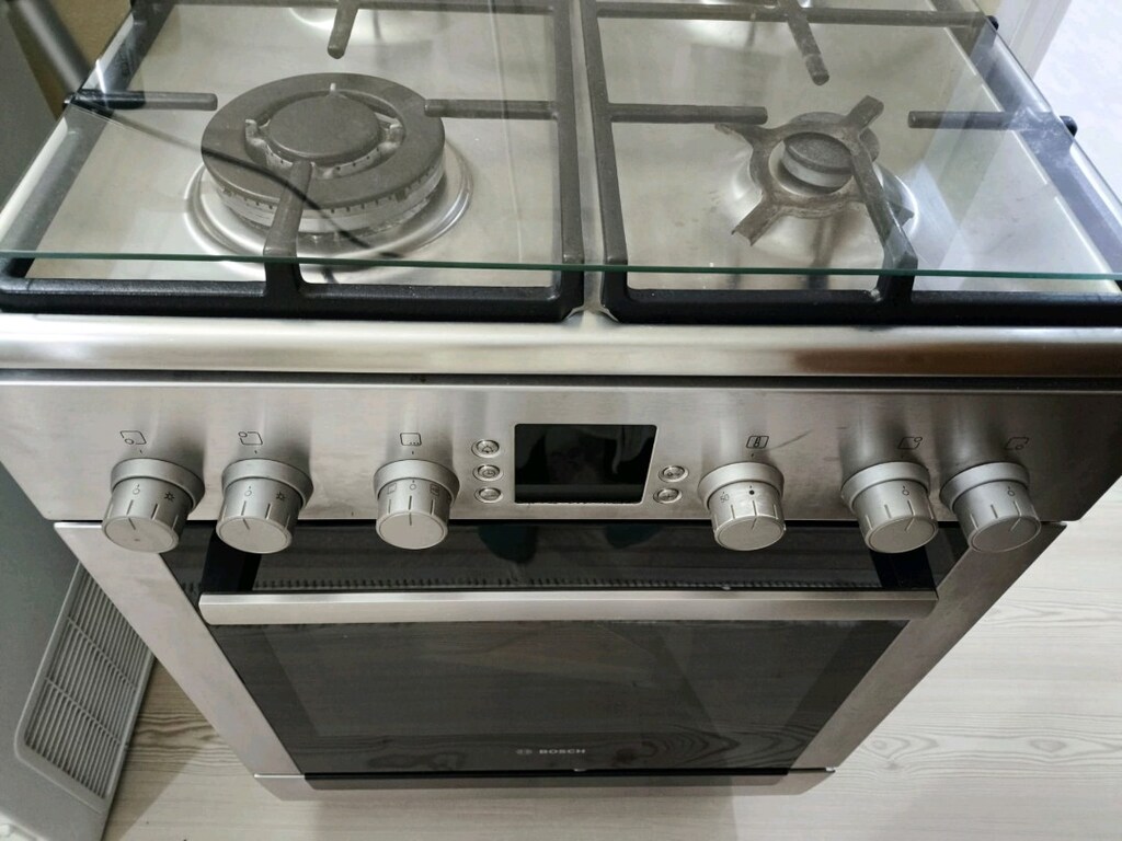 Bosch inox 4 gözlü fırınlı ocak - 2