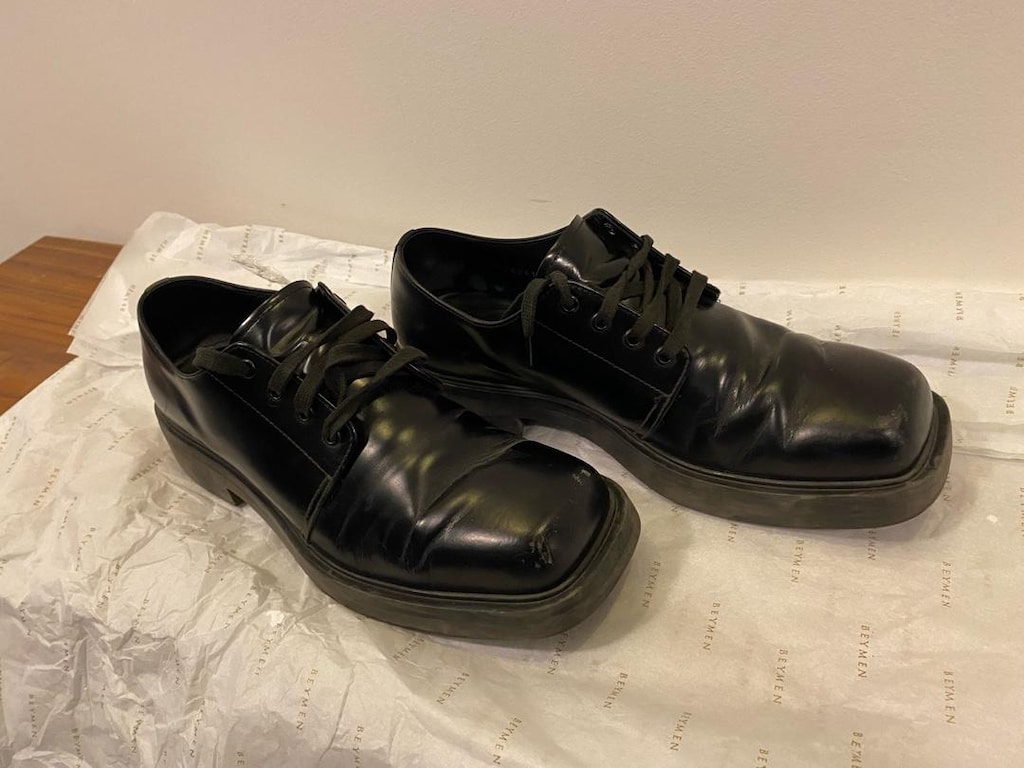 prada deri ayakkabı 42 no - 2