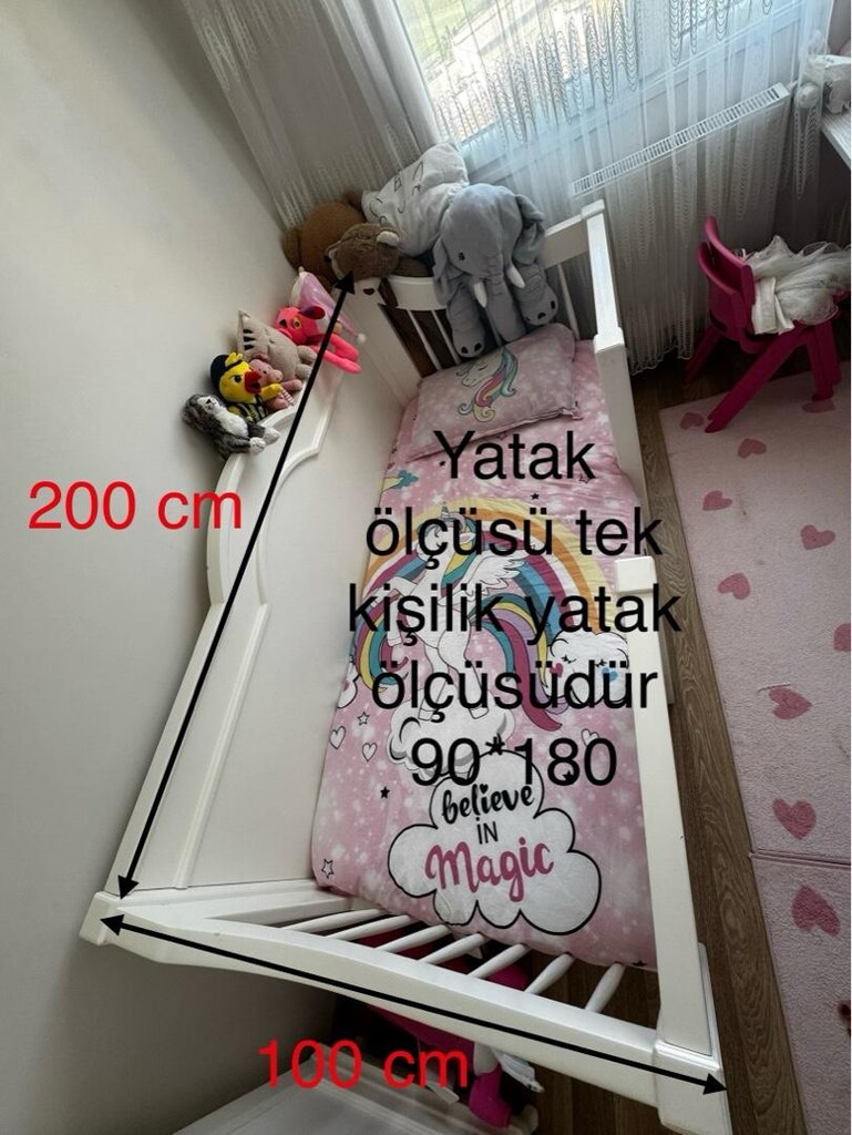 Tek kişilik çocuk/bebek yatağı