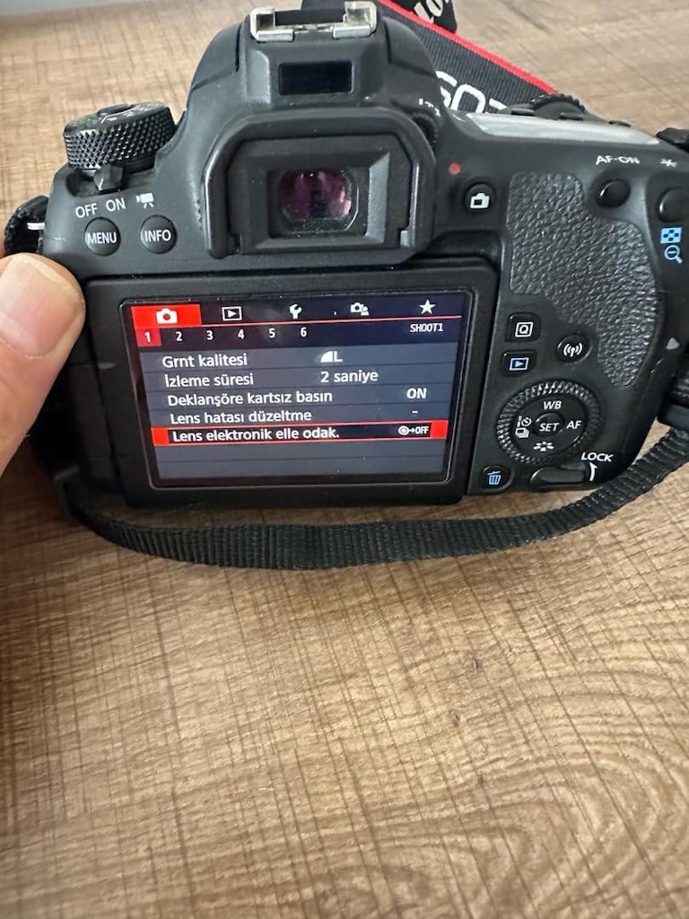 Canon EOS 77D + 3 lens tüm takım - 8