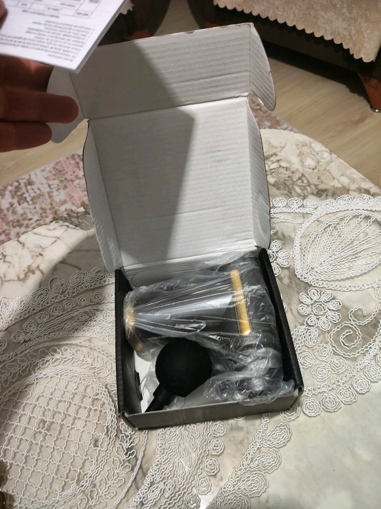 sıfır kutusunda mini masaj tabancası şarj edilebilir 6 hız modu var - 3