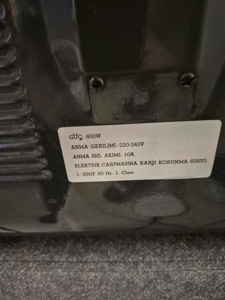 King Marka 800 watt Elektrikli aısıtıcı - 6