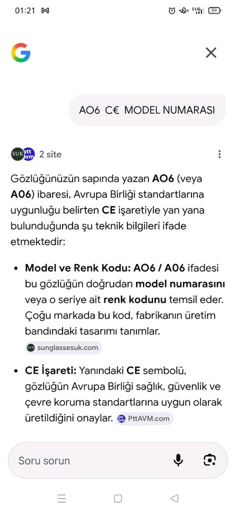 ERKEK GÜNEŞ GÖZLÜĞÜ POLERİZE ATASUN OPTİKTEN ALINMA - 6