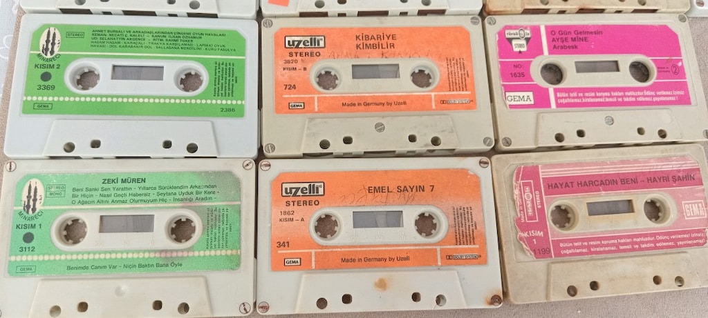 18 ADET ALMAN BASKI TÜRKÇE KASET - 5