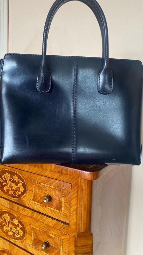 OrijinalTod’s Lacivert Deri Çanta - 2