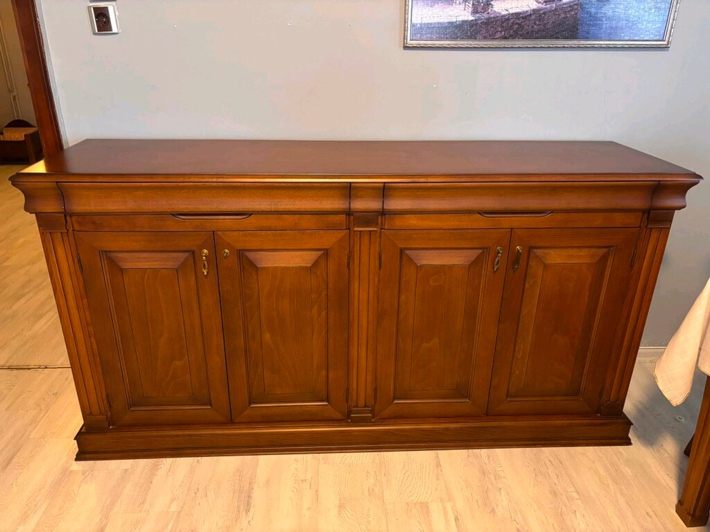yemek masası 2 sandalye konsol dolap - 6
