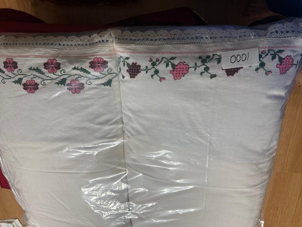 kaneviçe işli yastık takımı - 2