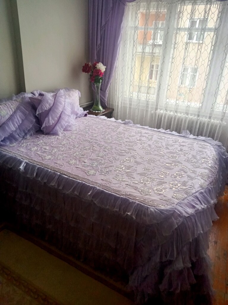 tül hariç yatak örtüsü ve Perdeleri - 3