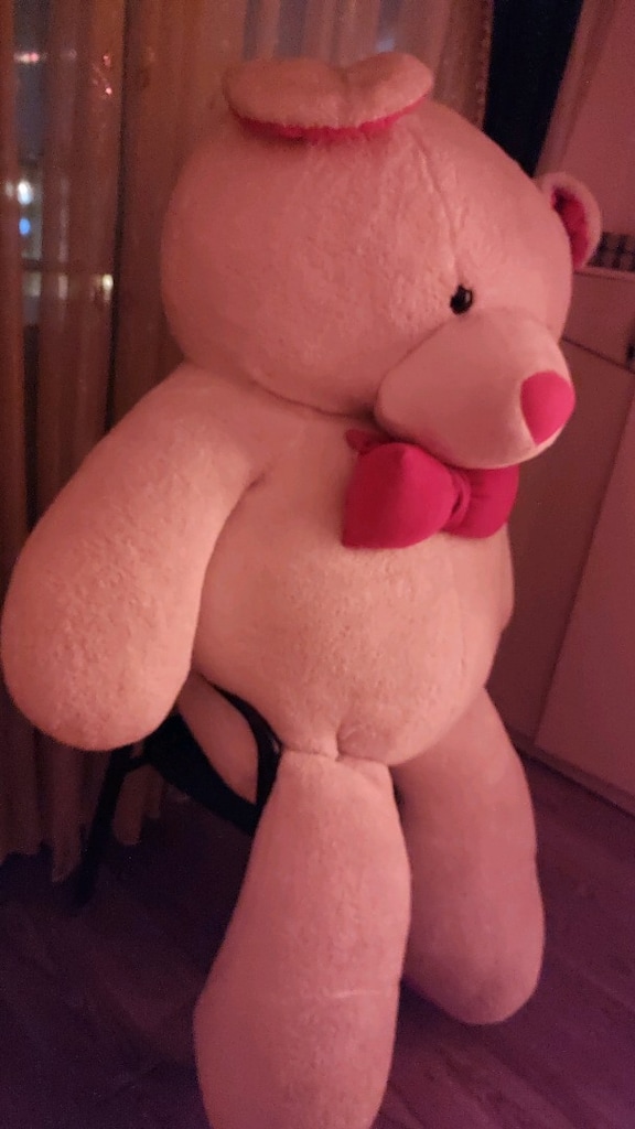 1.5 metre beyaz oyuncak ayı - 3
