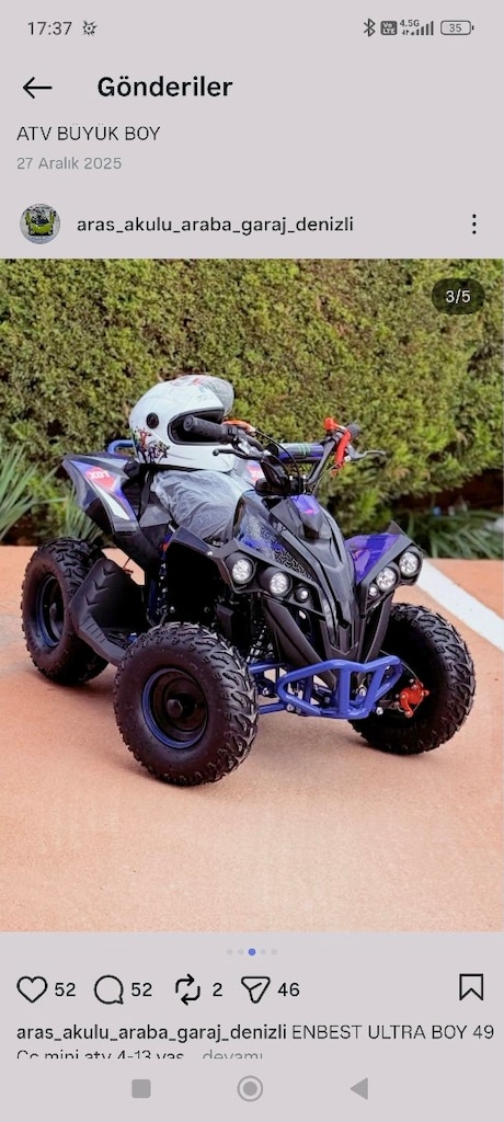 49 CC çocuk atv modeli