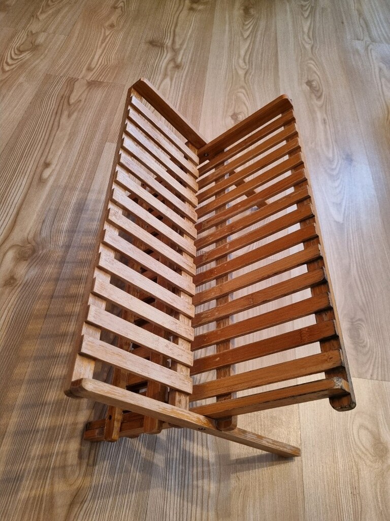 ikea ahşap bulaşıklık - 6