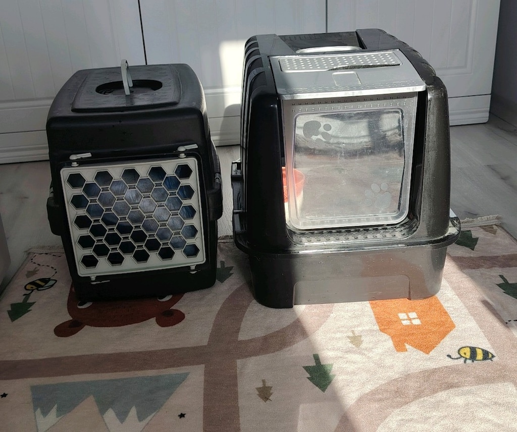 Kedi taşıma çantası ve tuvaleti - 2