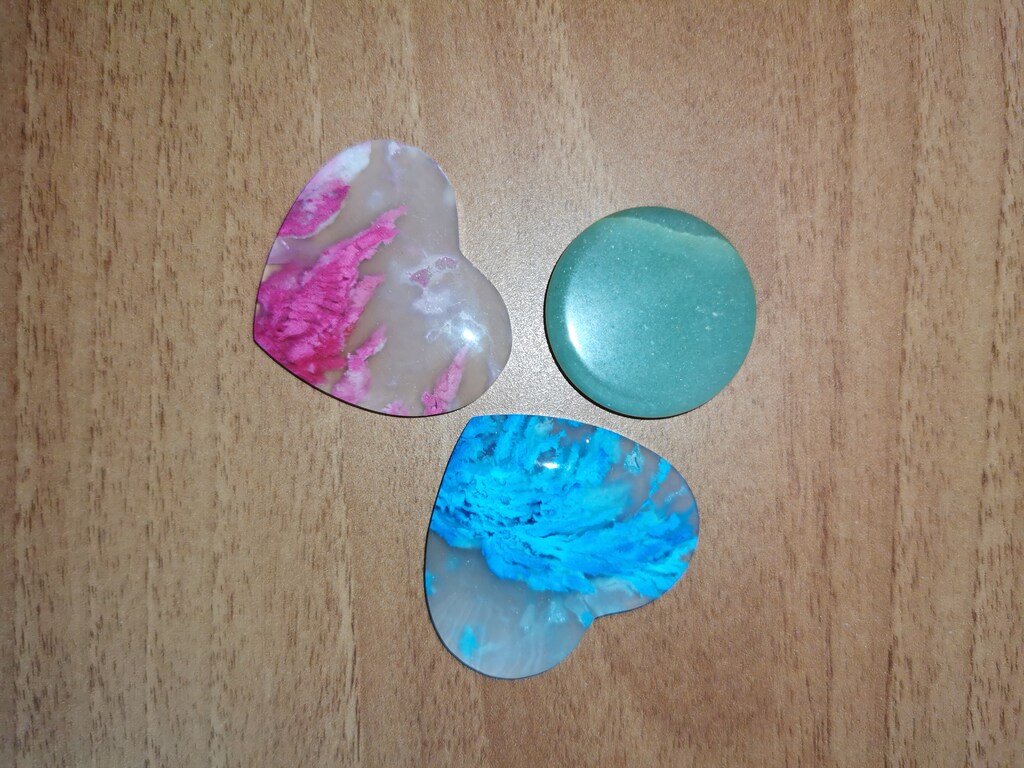 Manzaralı Kuvars Doğal Taş Mavi ve Pembe - 2