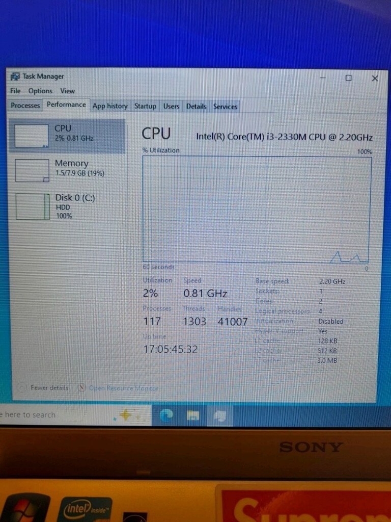 Sony VAIO | Core i3 | 8 GB RAM | 1 TB HDD | 15.6" - 10