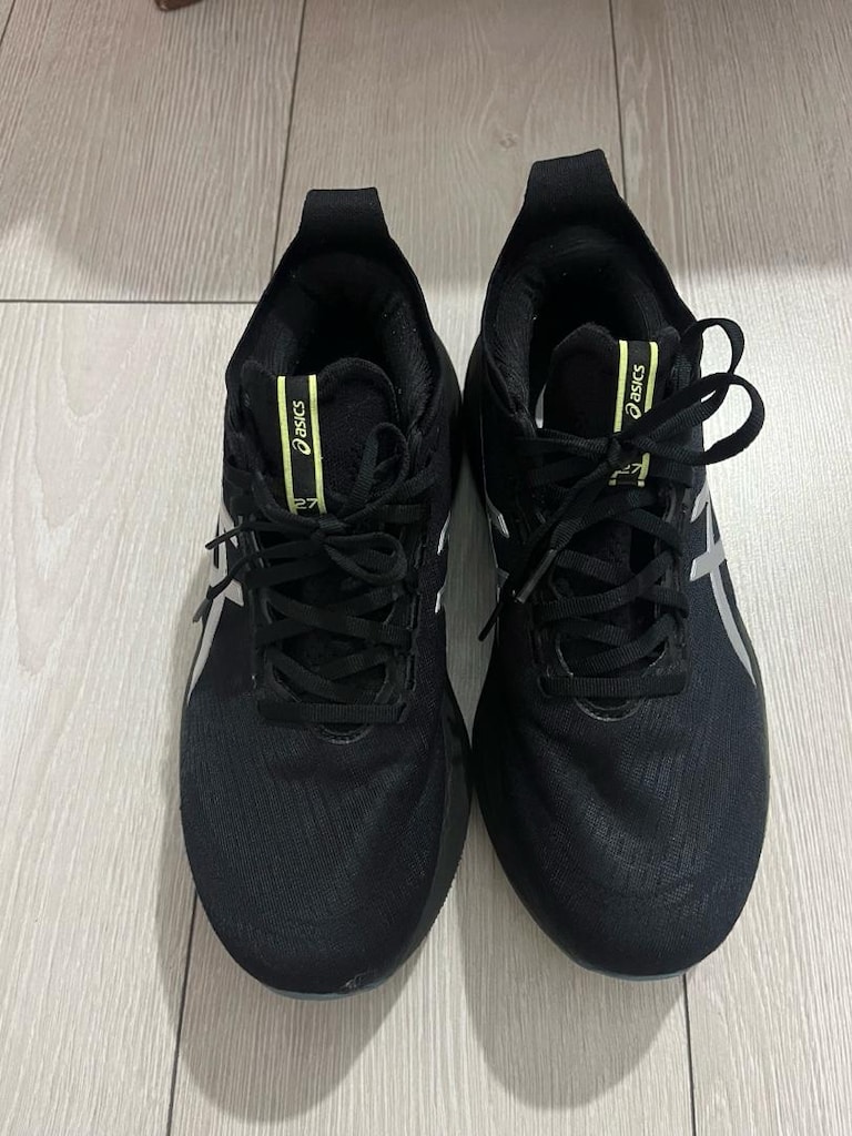 Asics Gel Nimbus 27 luxe 42 numara Erkek Siyah yeşil ayakkabı - 2
