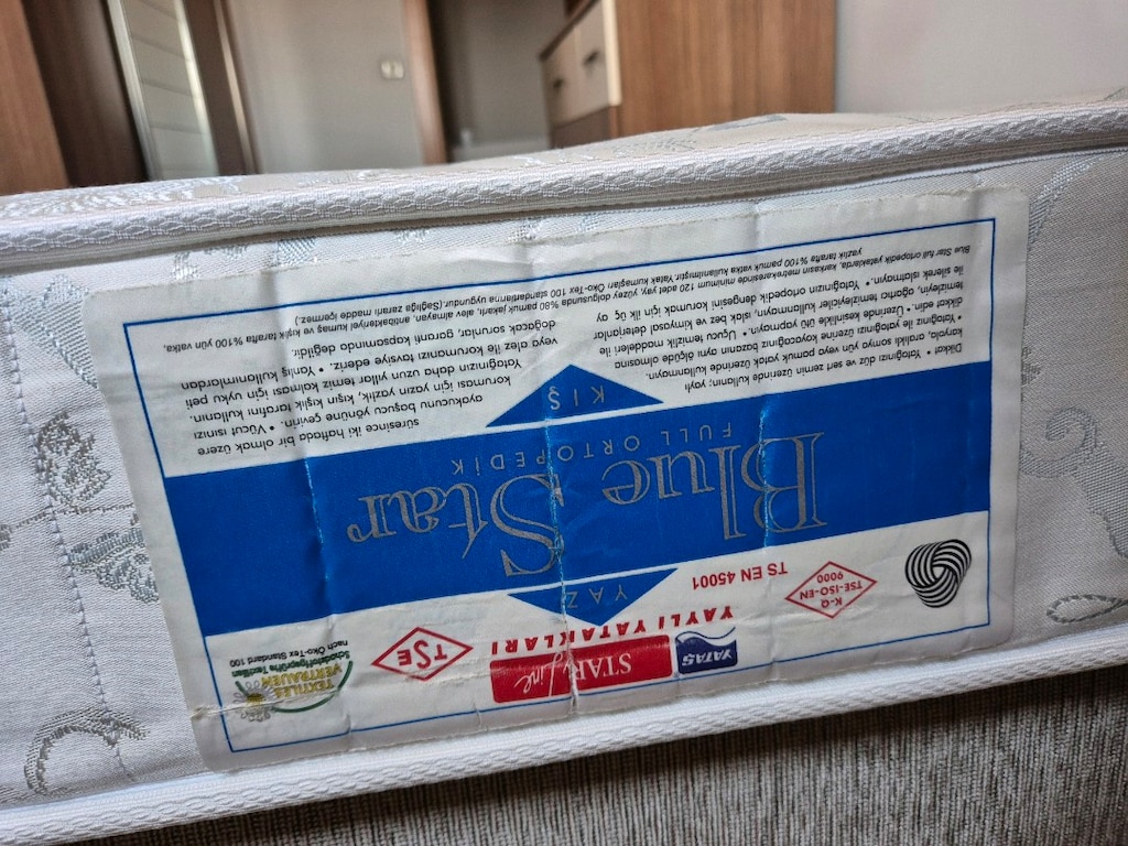 MALTEPEDE HASARSIZ KOMPLE YATAK ODASI TAKIMI:BAZA+YATAK+EK DOLAP DAHİL - 13