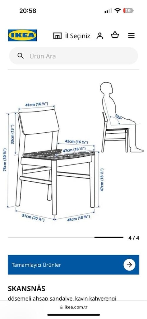 ikea Hazeran Hasır Sandalye - 6