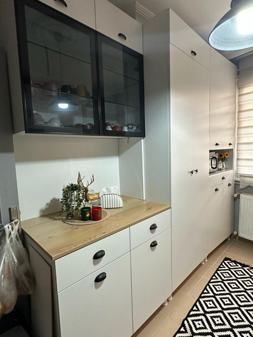 Kahve Köşesi - Mutfak dolabı sıfır ayarında Led aydınlatmalı - 11