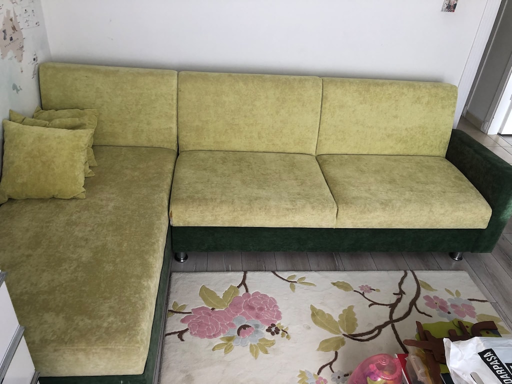Köşe Takım+Puf, Bazalı - 2