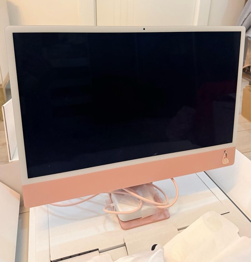 Apple iMac 24” M1 8GB 256GB Pembe – Kutulu, Tertemiz - 2