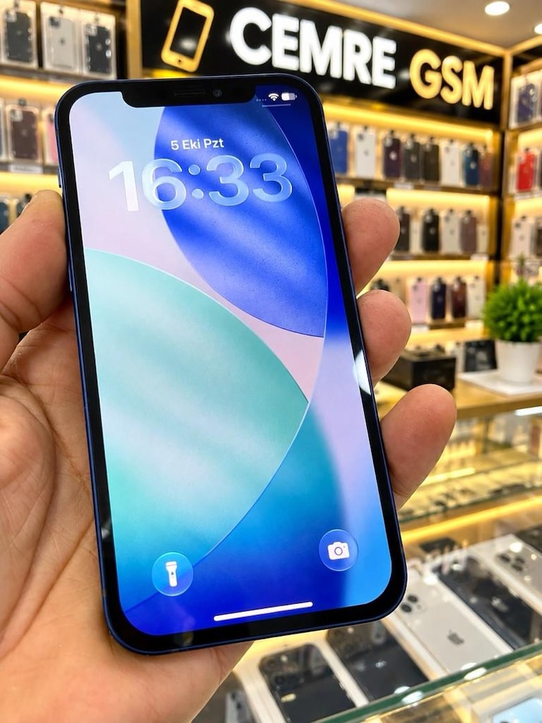 İPHONE 12 128 GB PİL 99 EKRAN A KALITE DEĞIŞEN HATASIZ FACE ID OF - 3