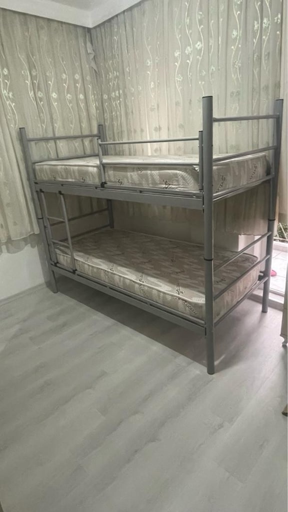 Tek kişilik 2 li ranza ve yatak - 3