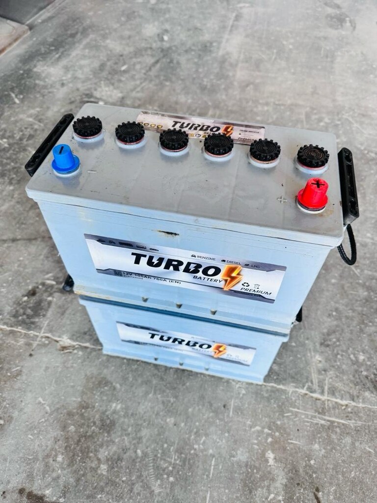 2 adet takım çıkma 12v 105 amper akü.!! yeni - sağlam.!! - 3