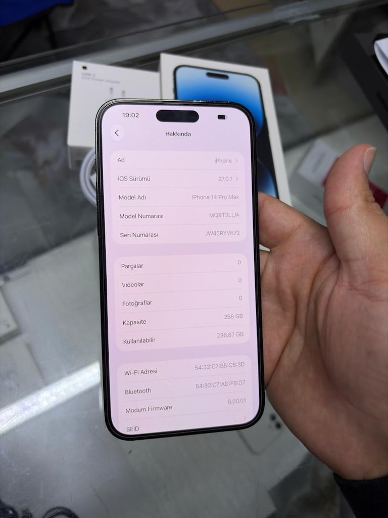 MÜHENDİSCELL’DEN YURTİÇİ KAYITLI İPHONE 14 PRO MAX 256 GB PİL %86 - 6