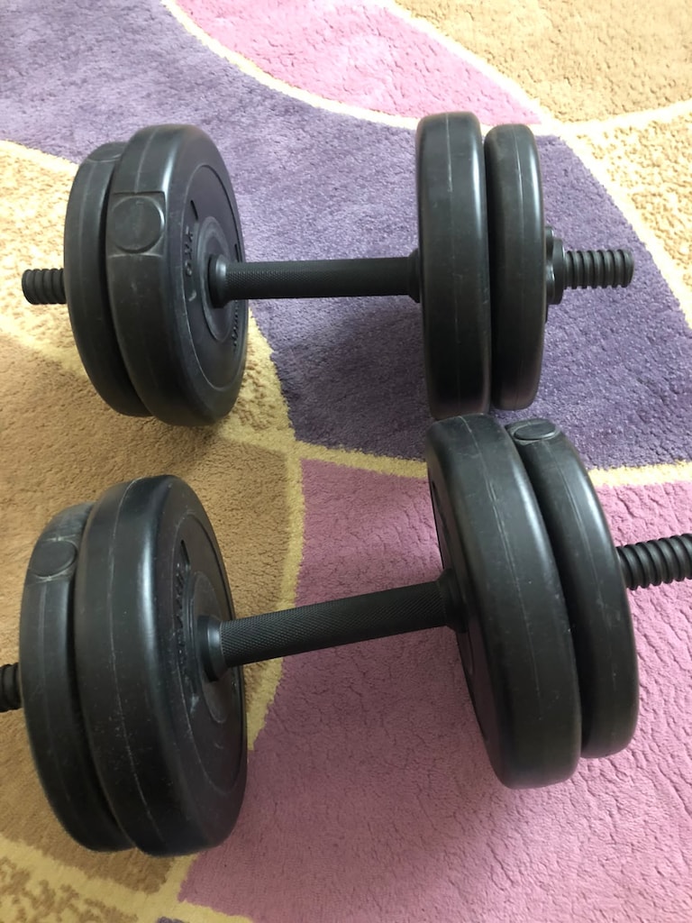 15 KG Ayarlanabilir Dambıl Seti - Vidalı / Temiz Kullanılmış - 4