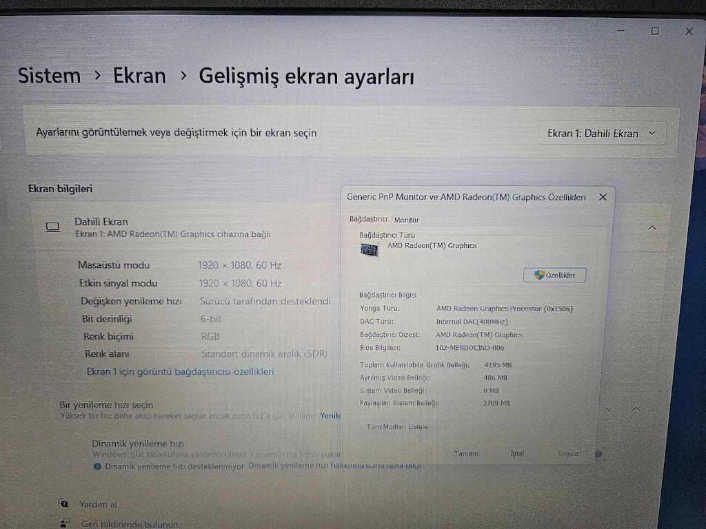 HP RYZEN 5 7XXX+ 3 AY DAHA GARANTİSİ VARDIR + FULL HD EKRAN - 8
