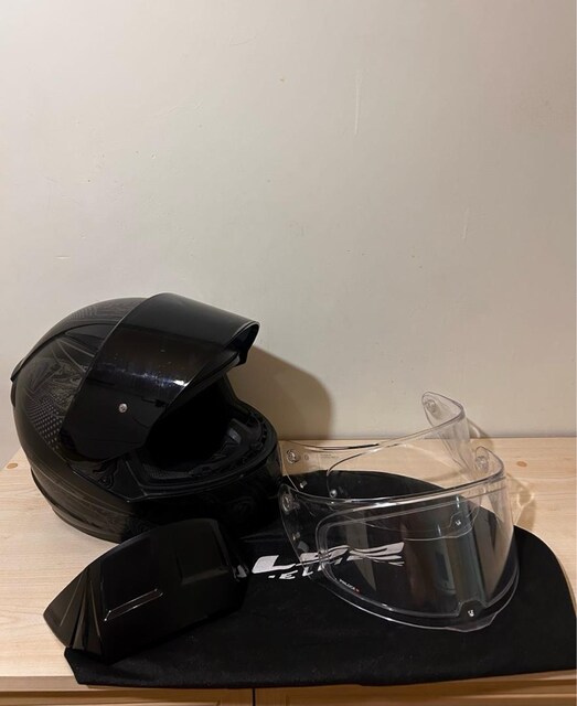 LS2 Rapid 2 Race Crypt Mat Siyah Kask