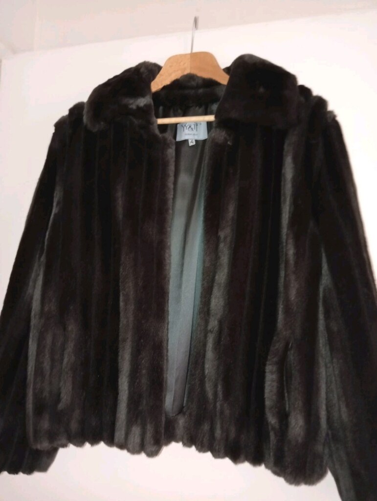 Peluş Kürk Koyu kahverengi - 6