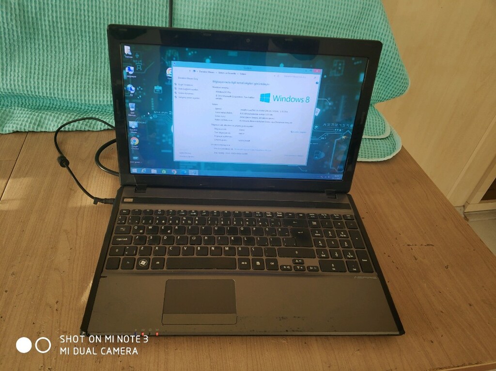 Acer i3 2 nesil işlemci 6 GB rem var geforce ekran kartı temiz laptop - 2