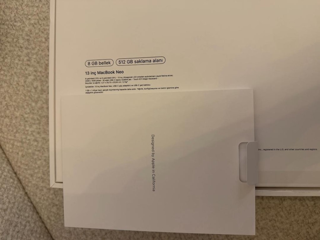 MACBOOK NEO 512 GB TROY 23 AY GARANTİLİ SIFIR - 2