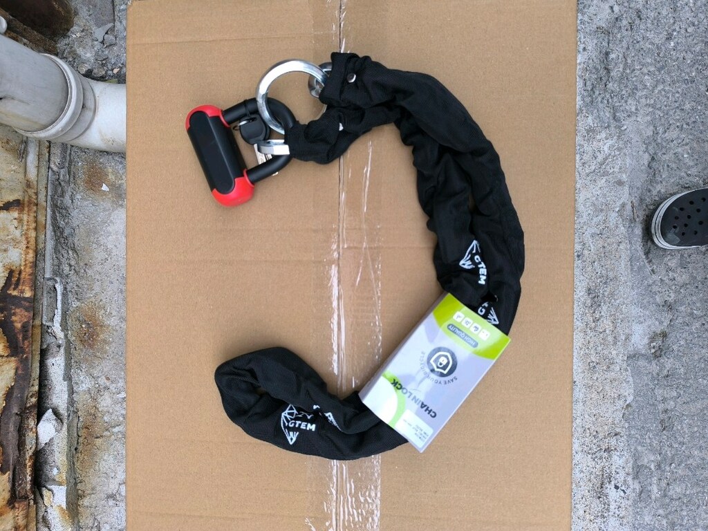 Kilit Zincir Asma Kilitli 1,5 Metre Çift Anahtar Sıfır Bozyaka İzmir - 2