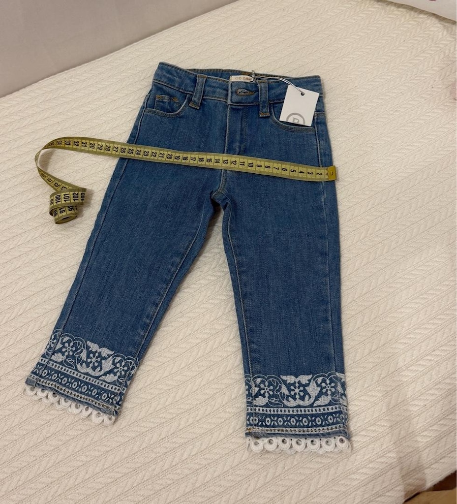 kız bebek tarz kot pantolon - 3